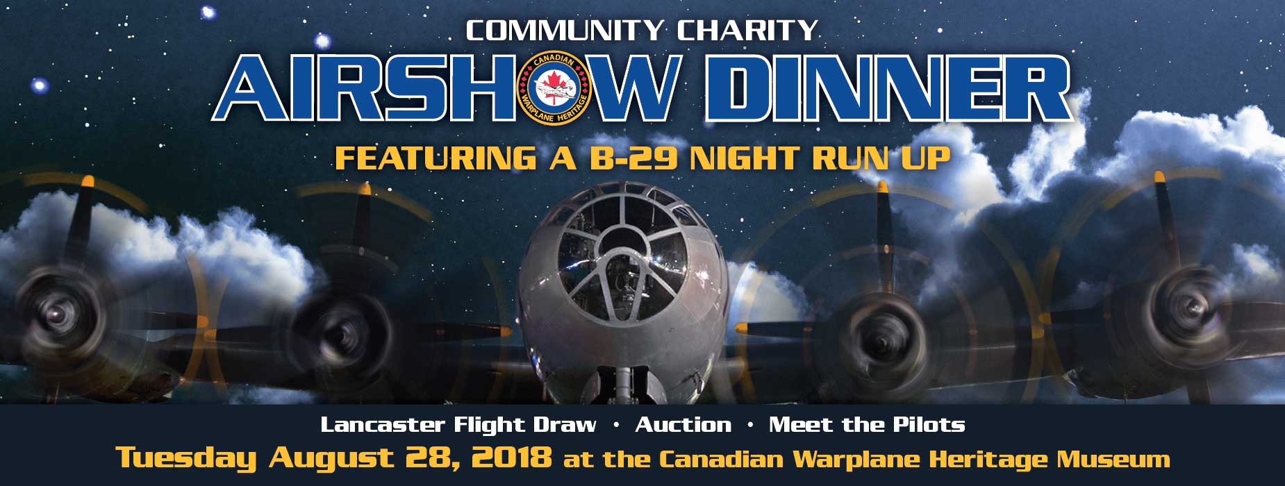 Airshow Dinner Banner Image for the Airshow Dinner event