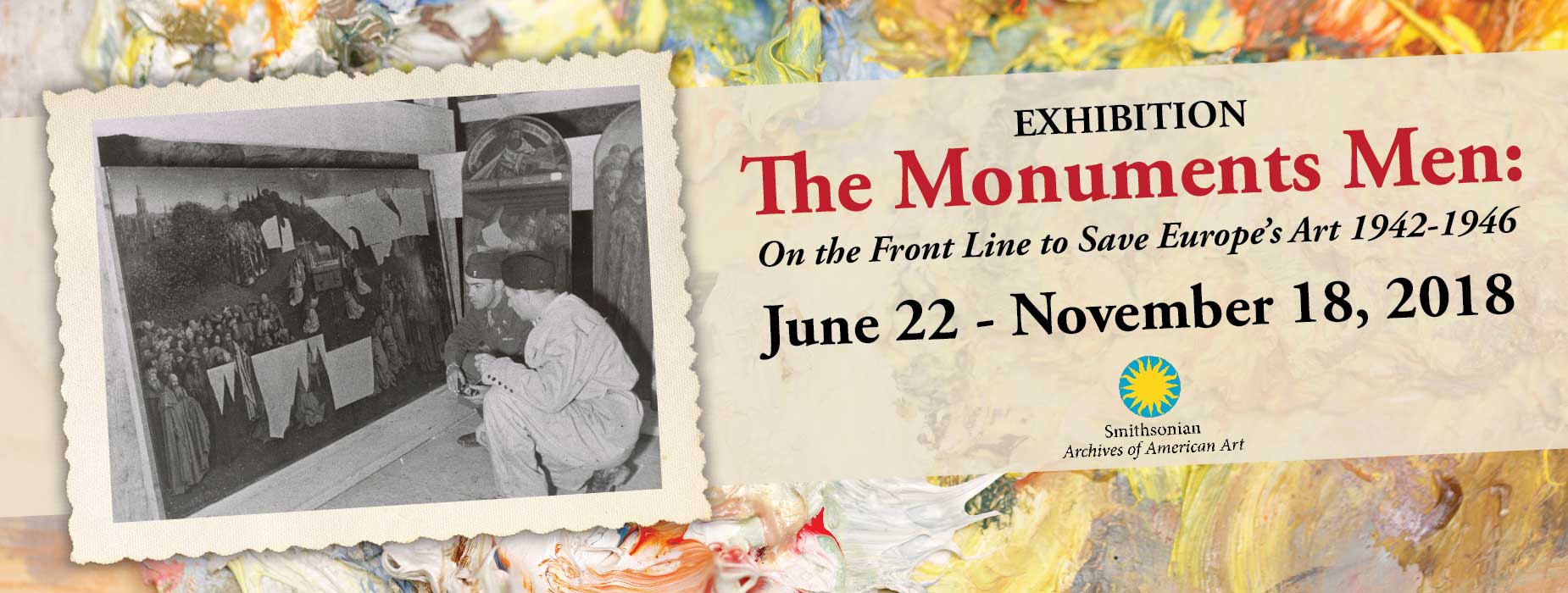 Exhibition - The Monuments Men: On the Front Line to Save Europe’s Art 1942-1946 Banner Image for the Exhibition - The Monuments Men: On the Front Line to Save Europe’s Art 1942-1946 event