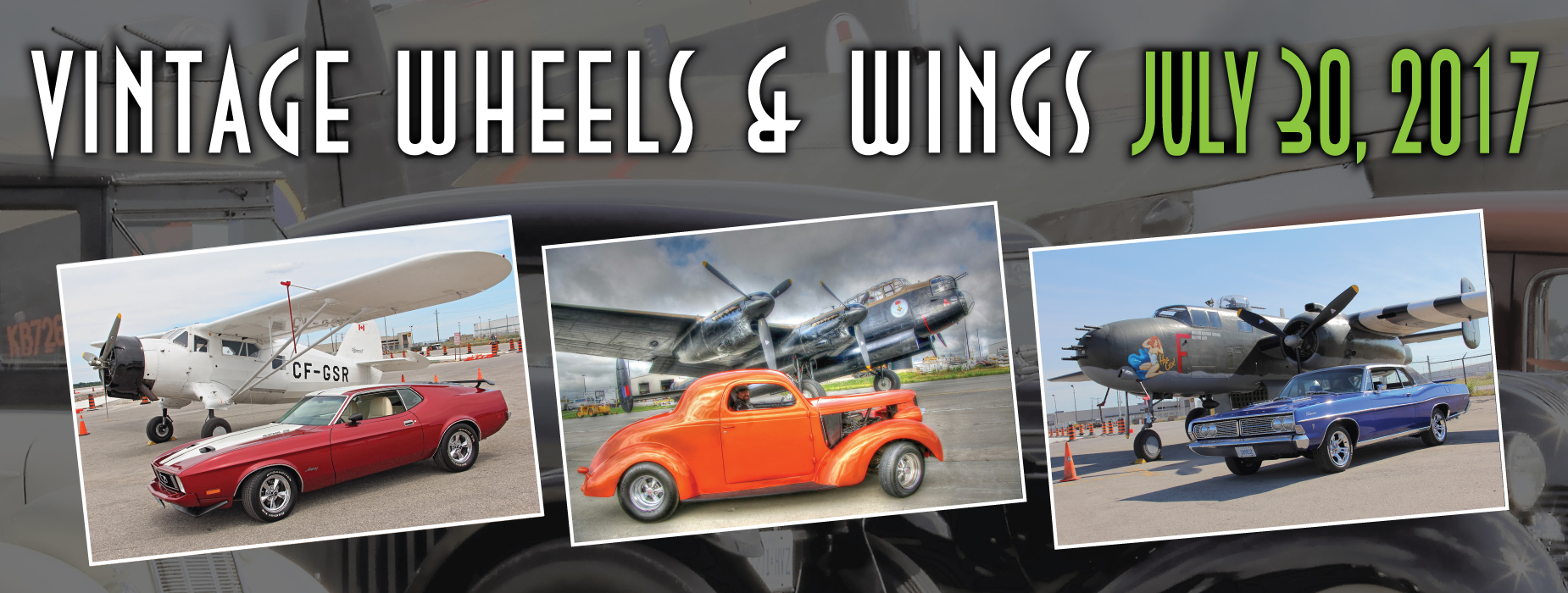 Vintage Wheels & Wings Banner Image for the Vintage Wheels & Wings event