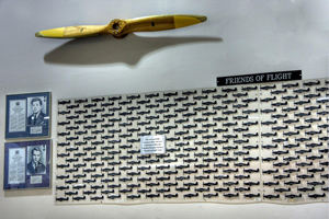 'Friends of Flight' Donor Wall Photo of a 'Friends of Flight' Donor Wall