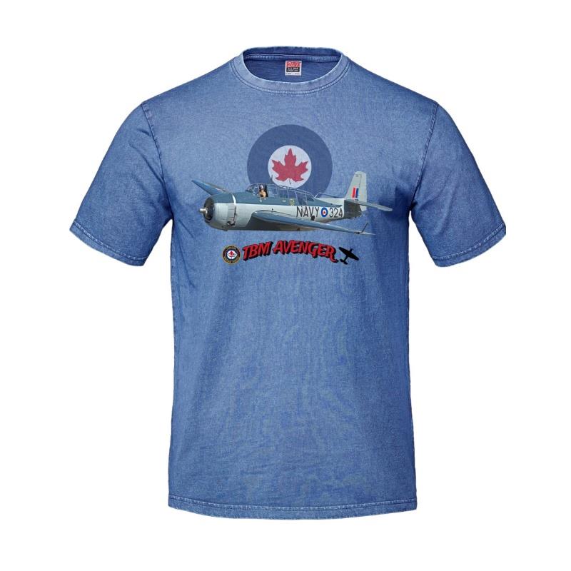 Product Photo of Avenger 2026 Denim Blue t - Grumman Avenger AS 3 '324' T-Shirt Blue