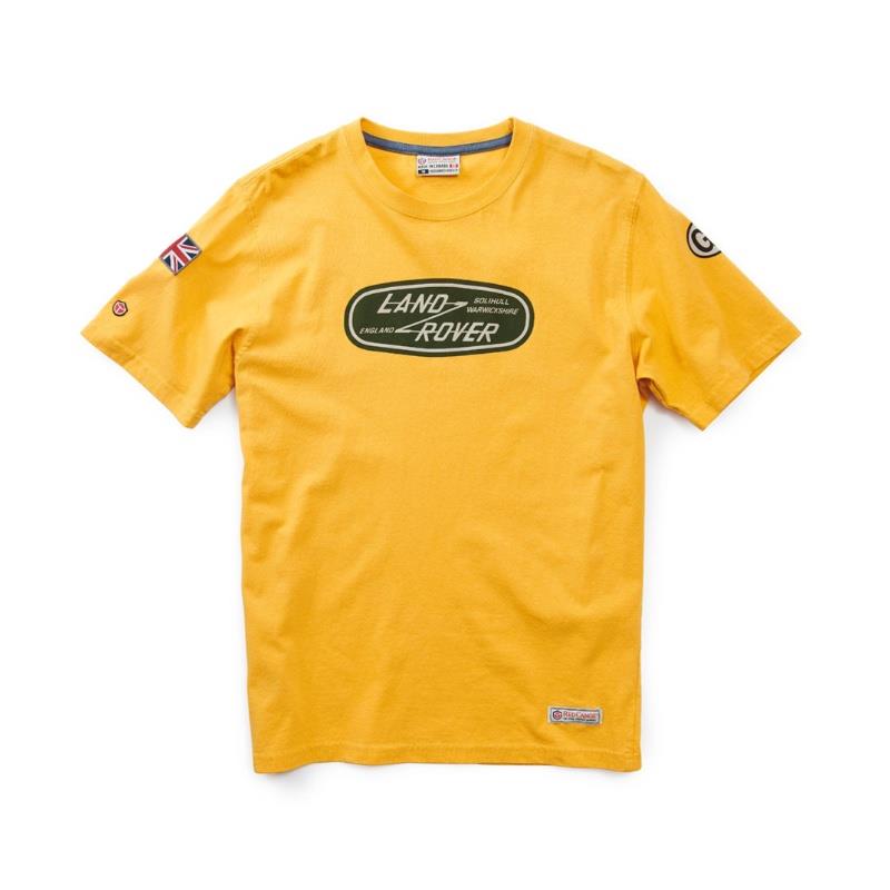 Product Photo of LandRover Yellow Tshirt - Land Rover Heritage Yellow T-Shirt