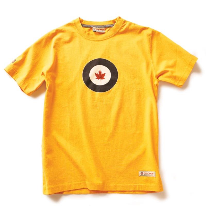 Product Photo of RCAF ROUNDEL DAX YELLOW - RCAF T-Shirt, Burnt Yellow
