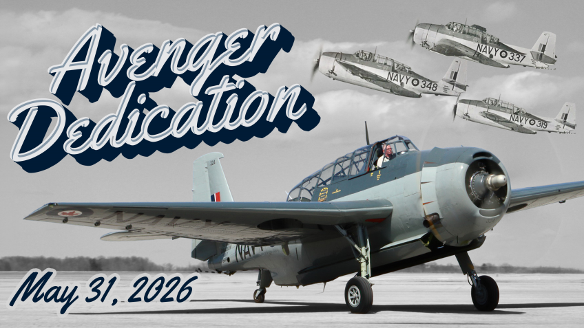 Poster for Avenger Dedication event