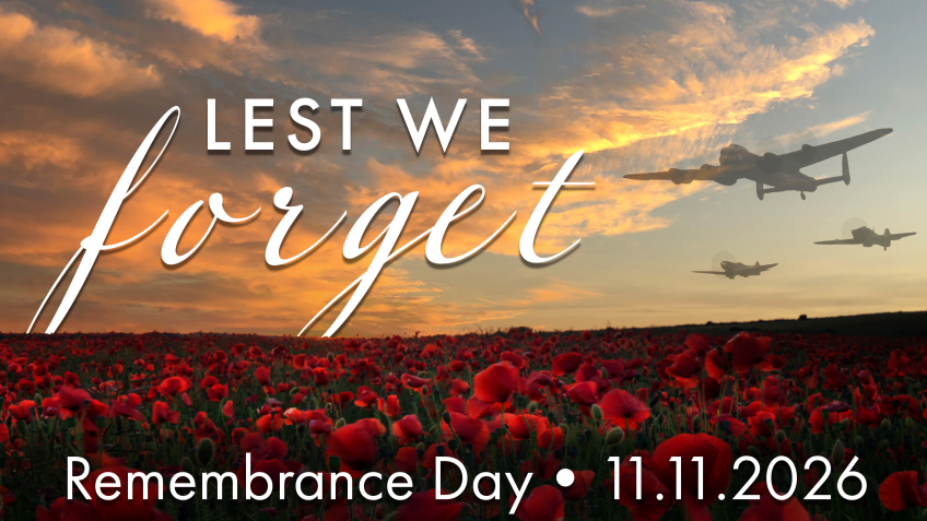 Poster for Remembrance Day event