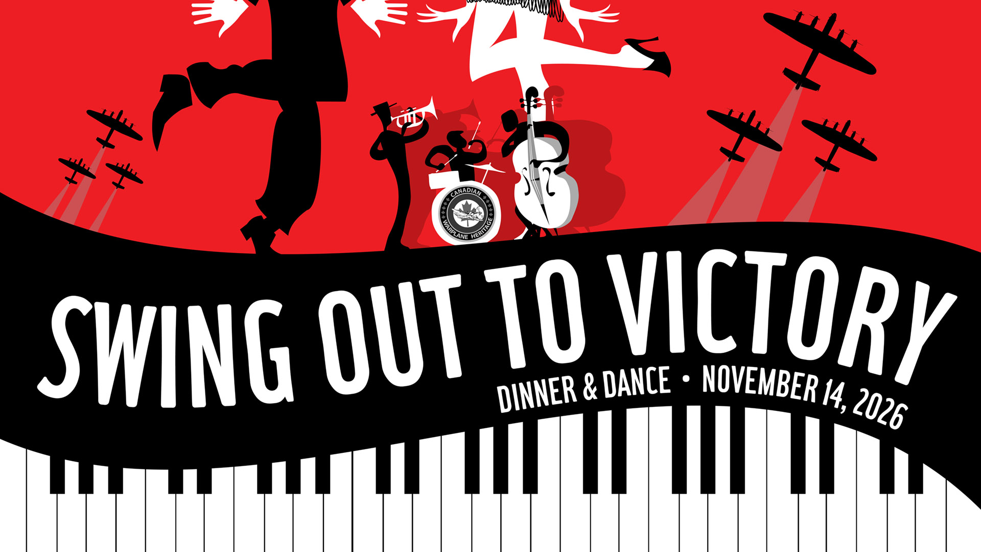 Poster for - Swing Out to Victory Dinner & Dance**