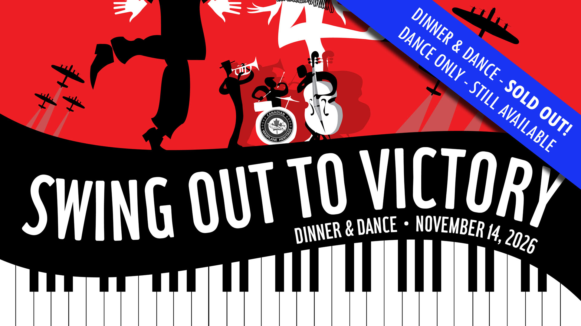 Poster for - Swing Out to Victory Dinner & Dance**