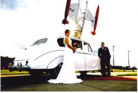 Wedding day at Canadian Warplane Heritage Museum