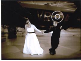Wedding day at Canadian Warplane Heritage Museum